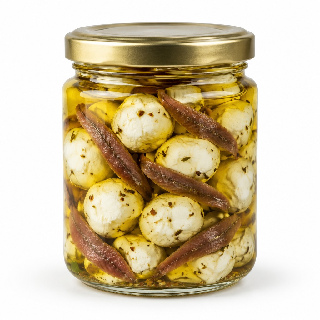Bocconcini macerados con anchoas 200 g