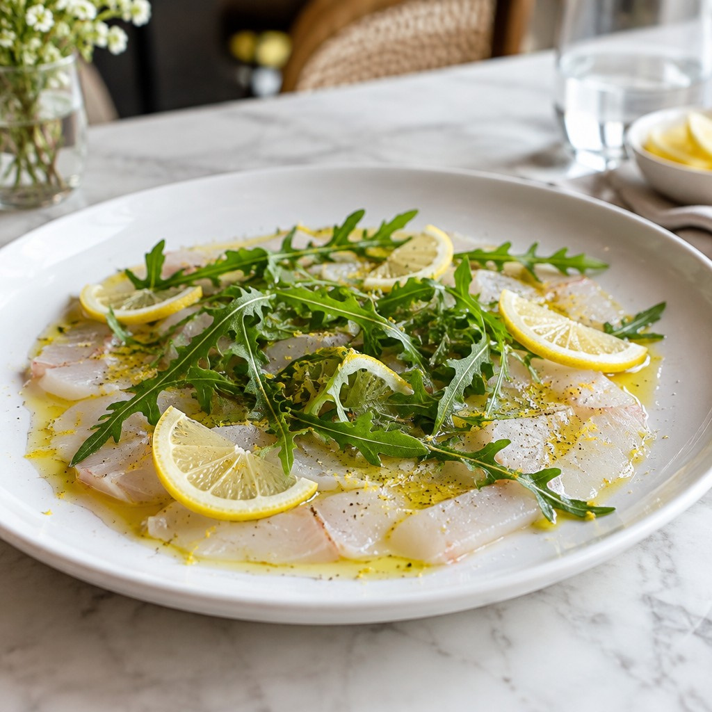 Carpaccio de pescado
