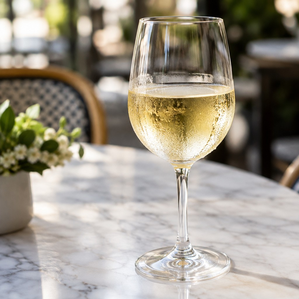 Copa de vino blanco